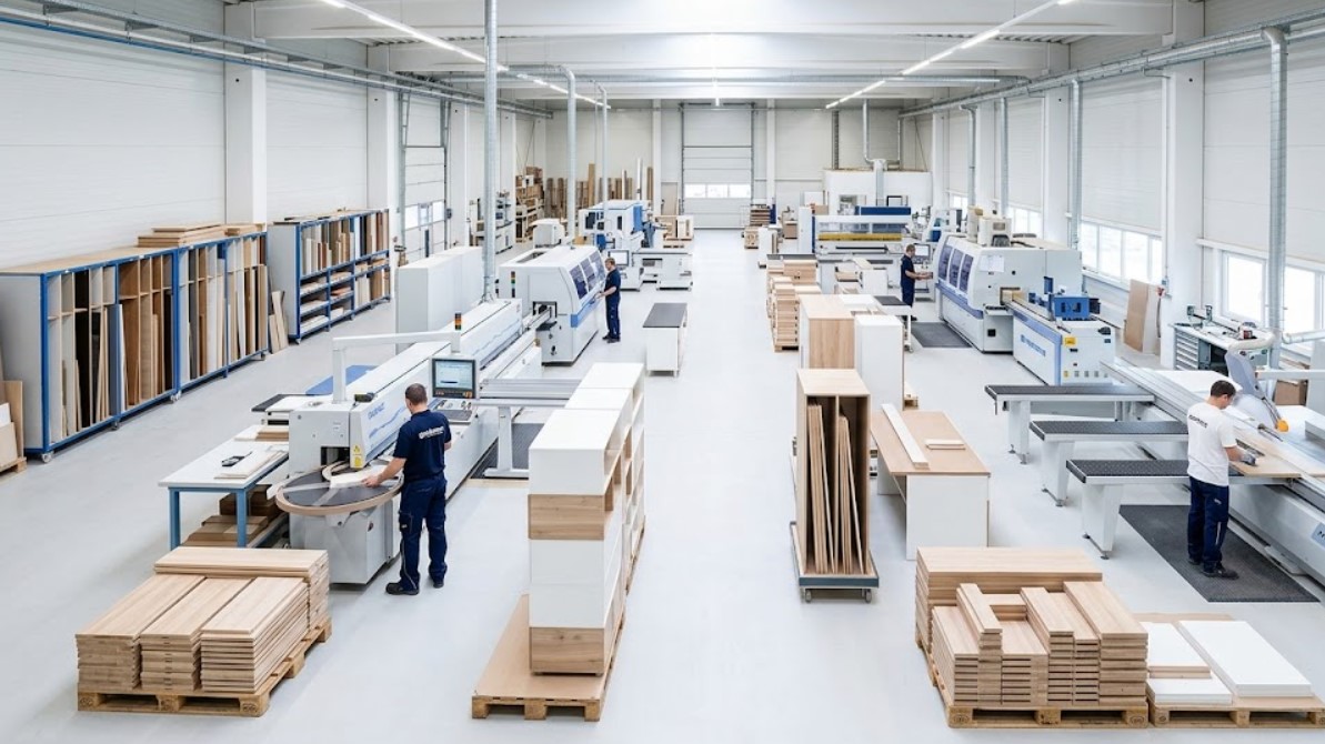 Современный мебельный цех HEIM в Алматы