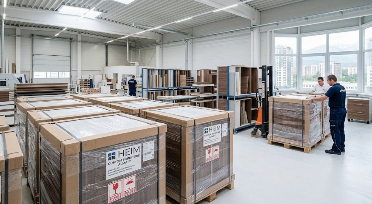 Готовая мебель HEIM перед отгрузкой