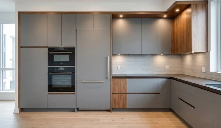 Кухня со встроенной бытовой техникой в Алматы от TOO HEIM