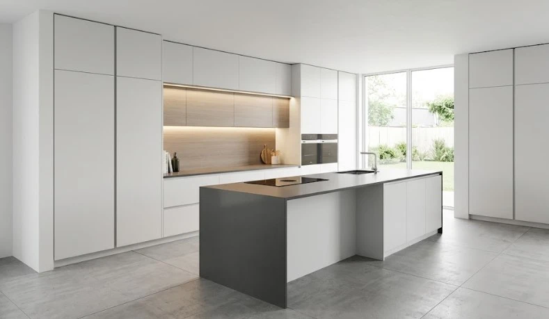 Современная кухня минимализм на заказ в Алматы TOO HEIM