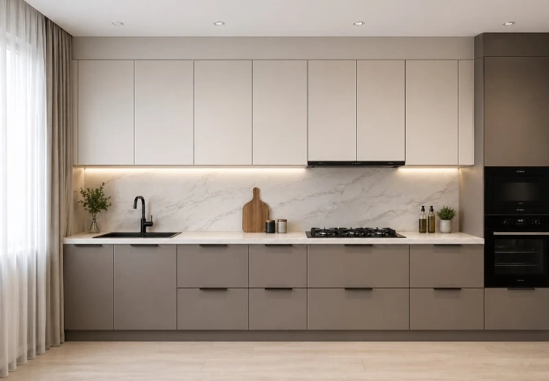 Изготовление прямой кухни на заказ в Алматы TOO HEIM